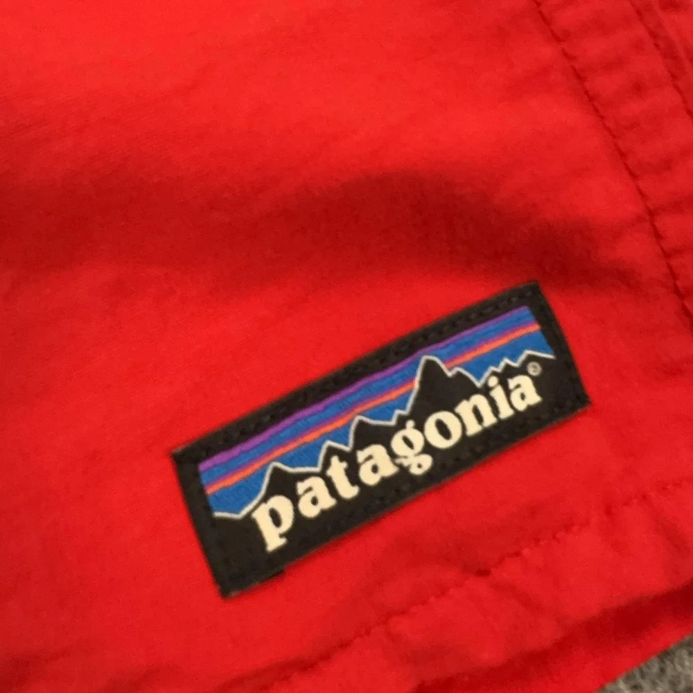 Patagonia Baggies Swim Trunks Mens Medium Red Mesh Lined Drawstring STY58034SP18